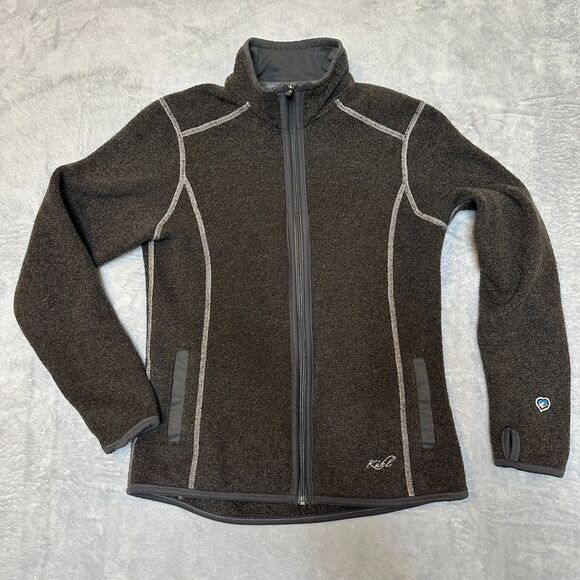 Kuhl Alfpaca Fleece Full Zip Sweater Jacket - Picture 1 of 12